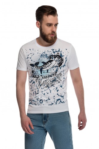 T-shirt with print "Dolphin"