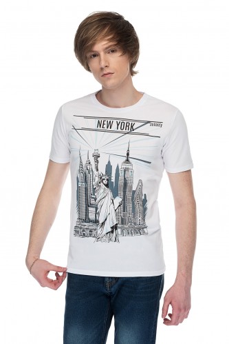 T-shirt with print "New York"