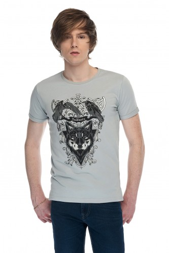 T-shirt with print "Wolf"