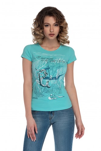T-shirt with print "Little Mermaid"
